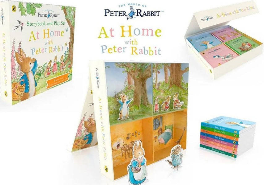 At Home With Petter Rabbit Storybook and Play Box Set