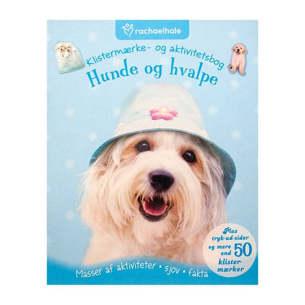 Klistermaerke-Og aktivitetsbog Hunde og hvalpe