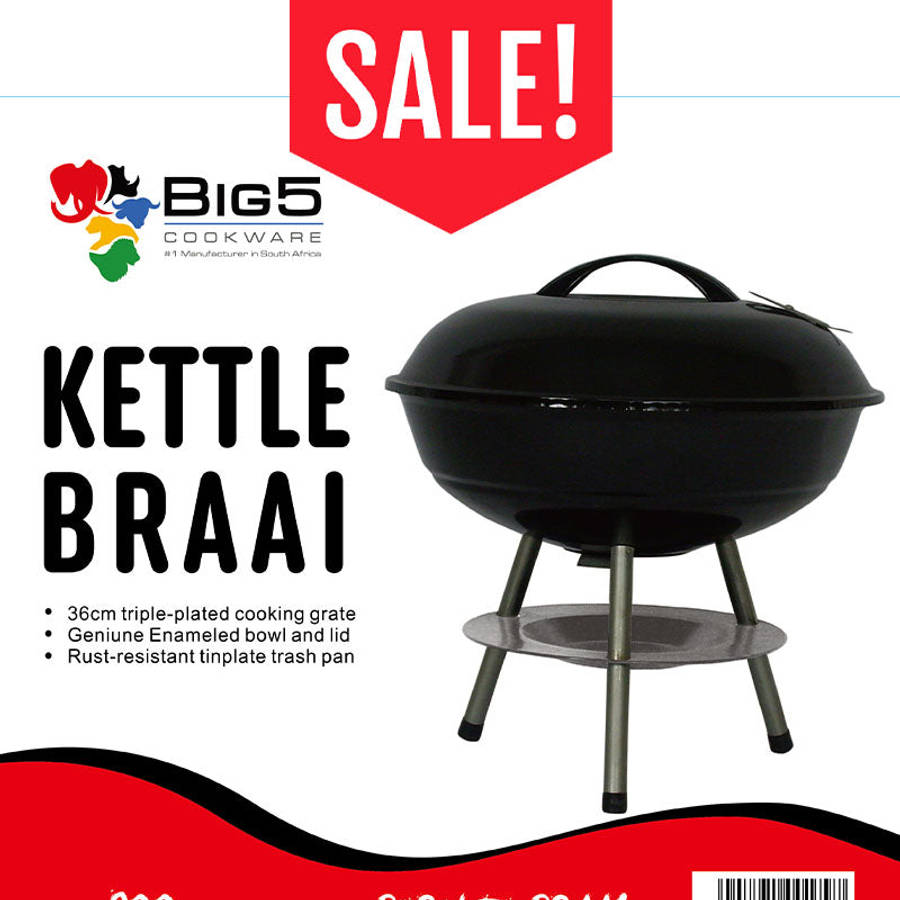 Big5 Kettle Braai 14.5 inch (36cm) Small