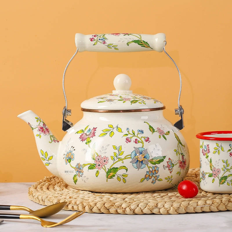 Agate Royal Enamel Teapot 2.5LT Iris - Iris / 2.5LT