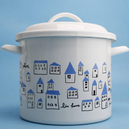 Agate Enamel Multi-Purpose Pot Stew Pot Stockpot Cooking Pot Casserole
