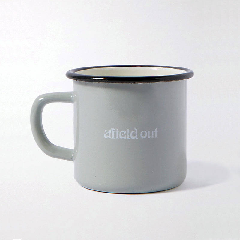 Premier Quality Color Enamel Mug 8cm Green Decorated