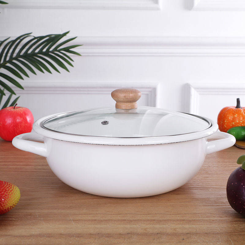 Agate Premier Quality Enamel Shallow Casserole Pot