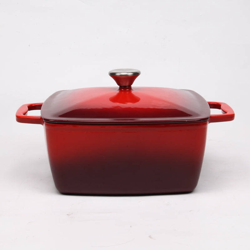 BV Cast Iron Rectangular Casserole Pot 24cm