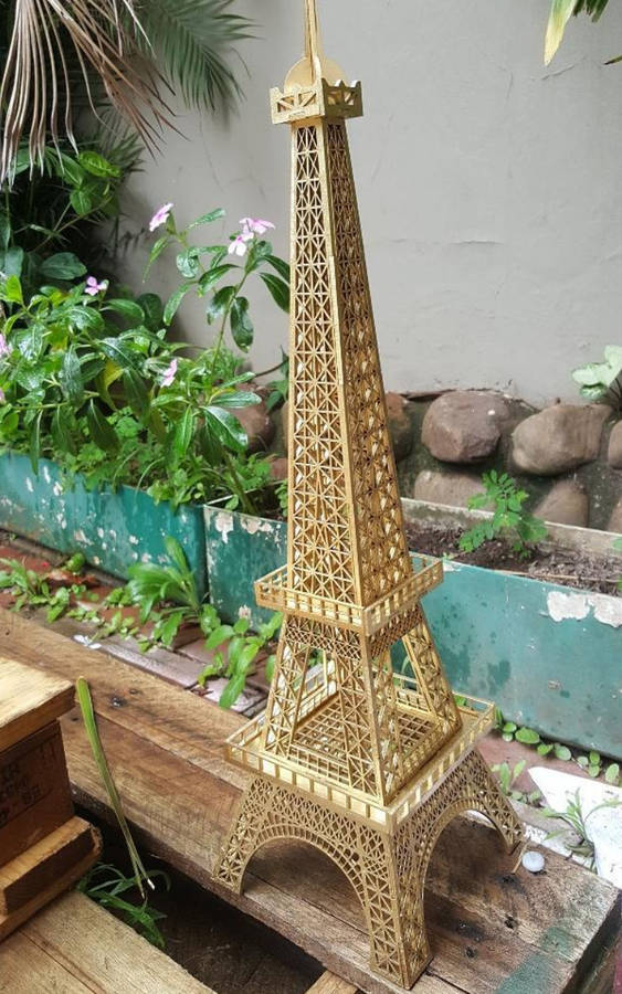 Eiffel Tower - Gold