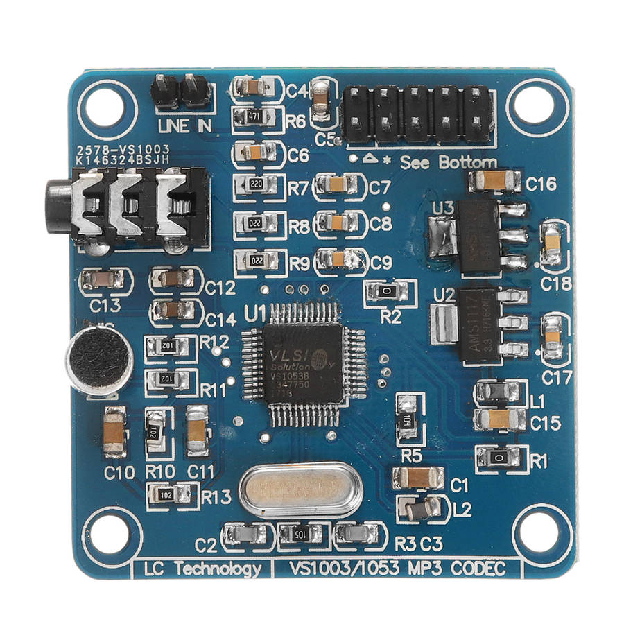 VS1053 MP3 MODULE DEVELOPMENT BOARD