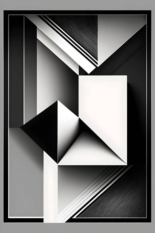 Origami - Abstract Art Poster