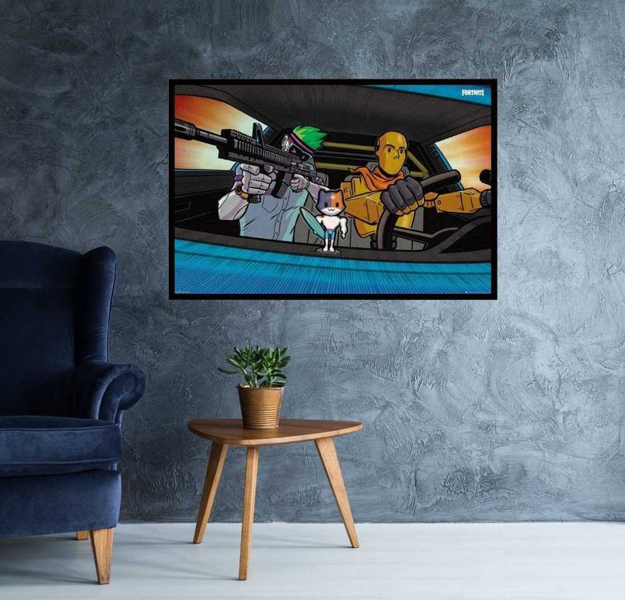 Fortnite Valet Gaming Poster