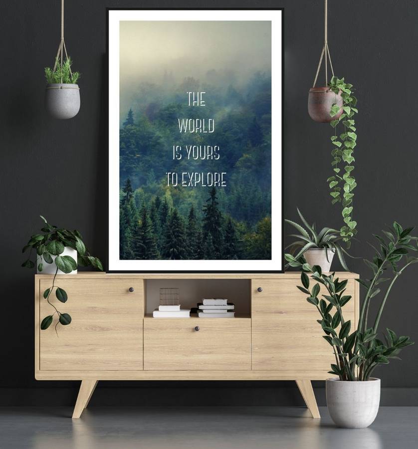 EgoAmo Original - The World is Yours to Explore Poster