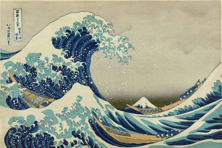 The Great Wave of Kanagawa - Katsushika Hokusai Poster