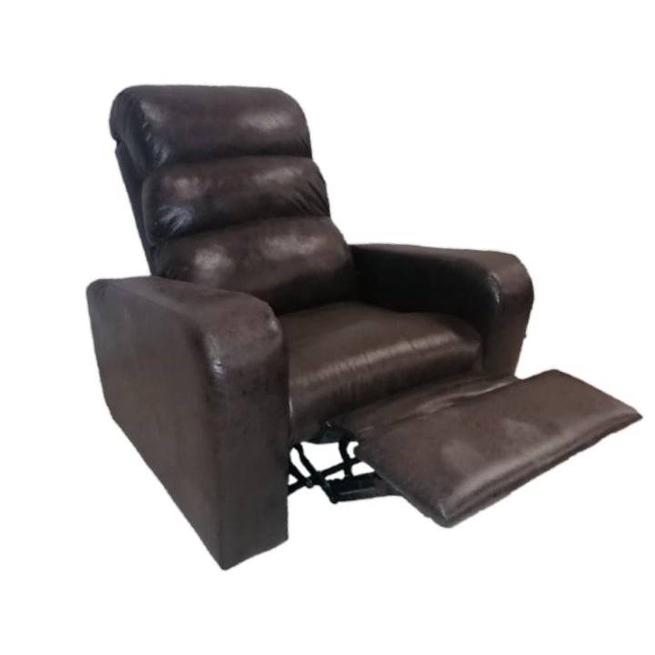 Recliner Single Seat - Light Buffalo Suede