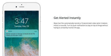 Wyze Cam Pan 1080p Wi-Fi Indoor Smart Home Camera with Night Vision and 2-Way Audio