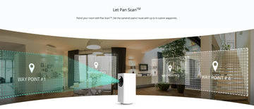 Wyze Cam Pan 1080p Wi-Fi Indoor Smart Home Camera with Night Vision and 2-Way Audio