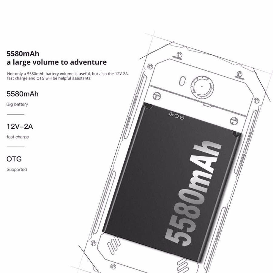 Doogee S60 Rugged Android Phone (Black)