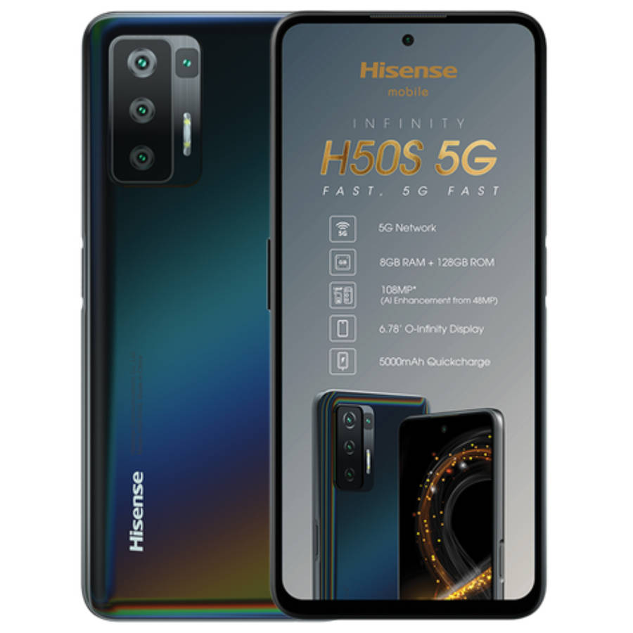 Hisense H50s 5G 8GB RAM 128GB ROM Single SIM - Black