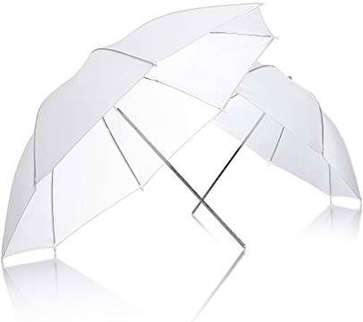 Neewer 2.6M x 3M/8.5ft x 10ft Background Support System and 800W 5500K Umbrellas Softbox Continuo...
