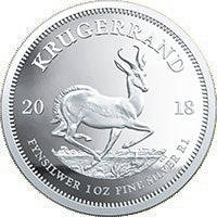2018 1oz Fine-Silver Proof Krugerrand
