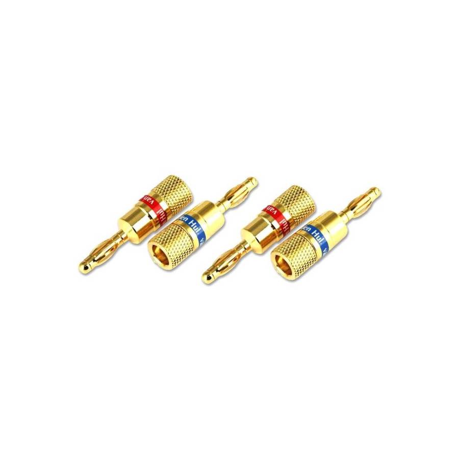 Van Den Hul DIY Screw-on Banana Plugs - Pack of 4