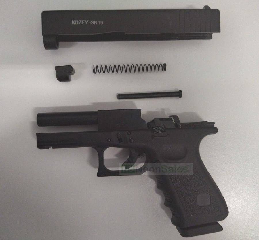 KUZEY GN19 BLANK GUN - BLACK