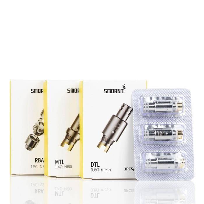 The Smoant PASITO Replacement Coils & RBA (1pc)