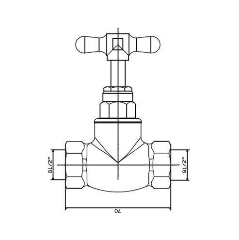 Cobra Standard Stop Tap FxF 15mm