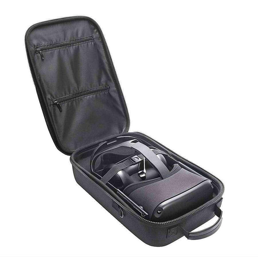 HIJIAO Hard Travel Case for Oculus Quest 2 & Quest (2019) VR Gaming Headset - Black