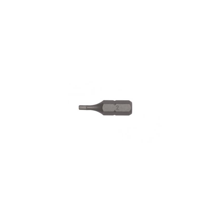 3PC 1/4inch Hex Drive 2MM Hex Bit 25MM Long