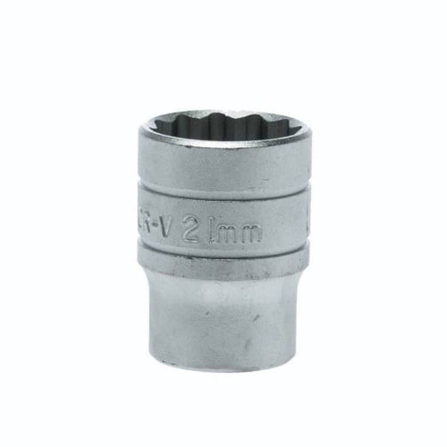 1/2inch Drive 12 Point Socket 21mm