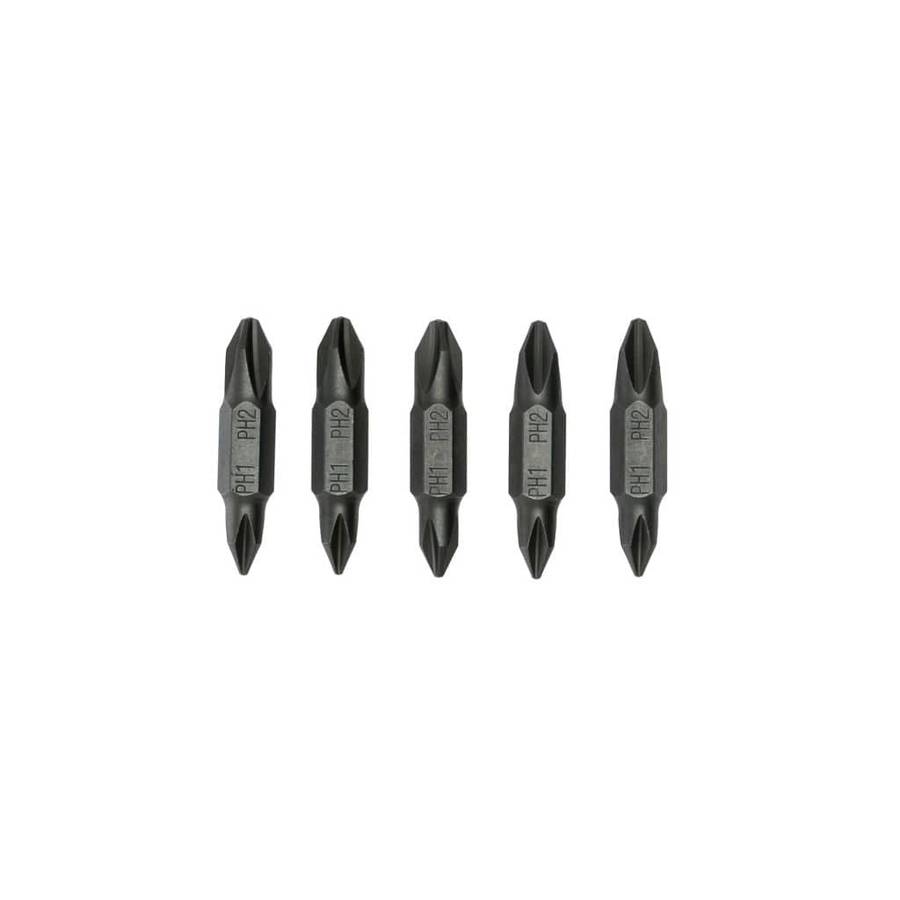 5PC Double Ended Bits Philips PH1 X PH2