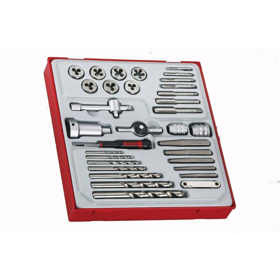 34PC Tap & Die Tray