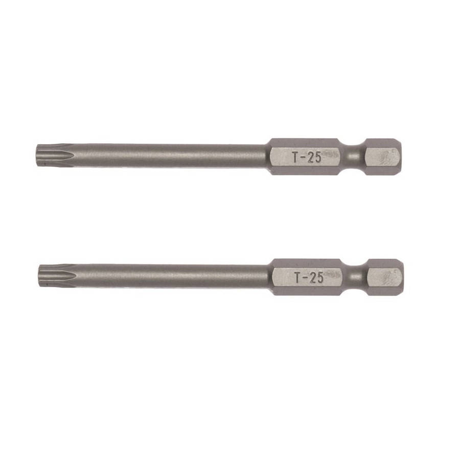 2PC 1/4inch Hex Drive TX25 Torx Bit 70MM