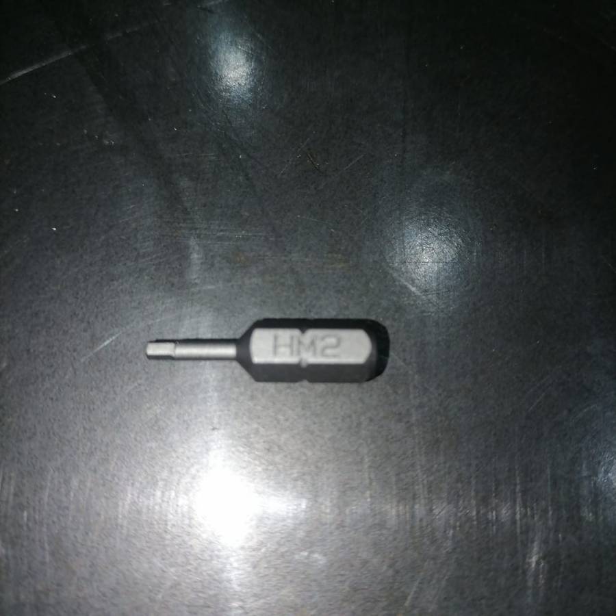 3PC 1/4inch Hex Drive 2MM Hex Bit 25MM Long