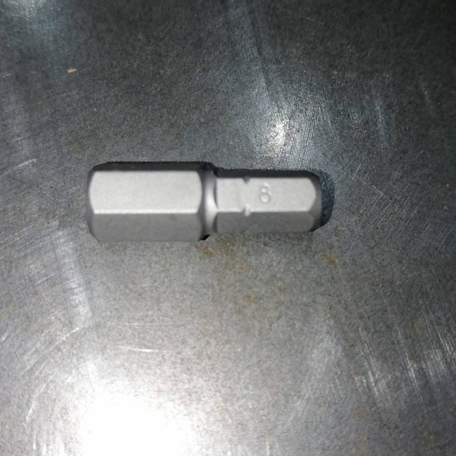 3PC 1/4inch Hex Drive 8MM Hex Bit 25MM Long