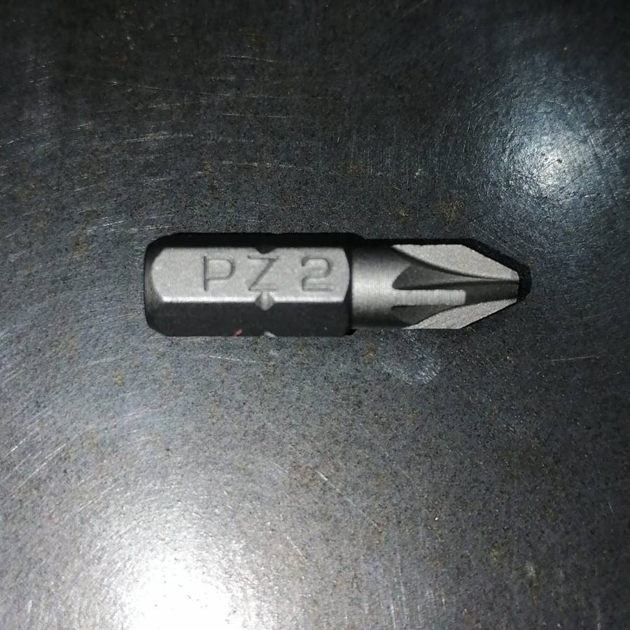 3PC 1/4inch Hex Drive PZ2 Pozidrive Bit 25MM Long