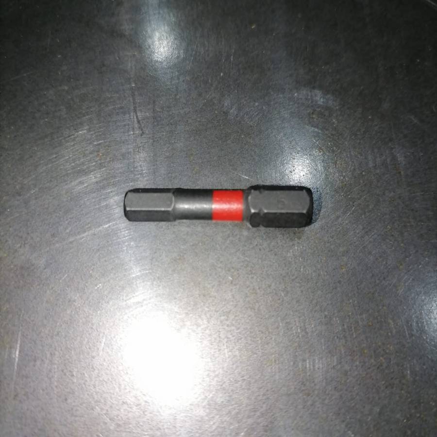 Impact Bit 30mm Length 5mm Hex 5pcs