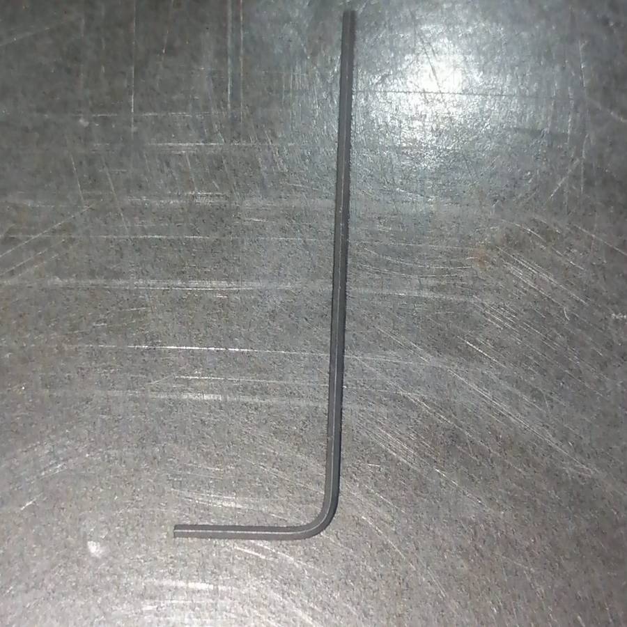 1PC Hex / Allen Key 10X38 0,9MM