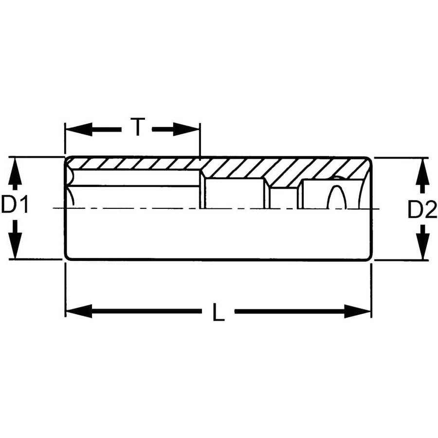 1/4inch Drive Deep Socket 10mm