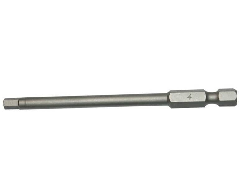 1PC 1/4inch Hex Drive 4mm Hex Bit 89mm