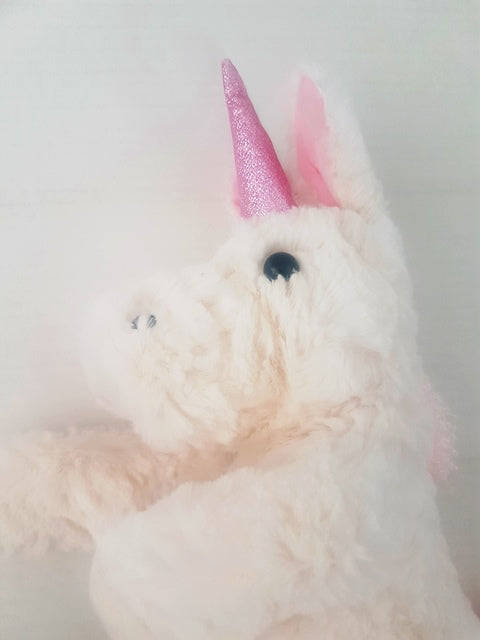 Large Fluffy Plush Unicorn  WHITE