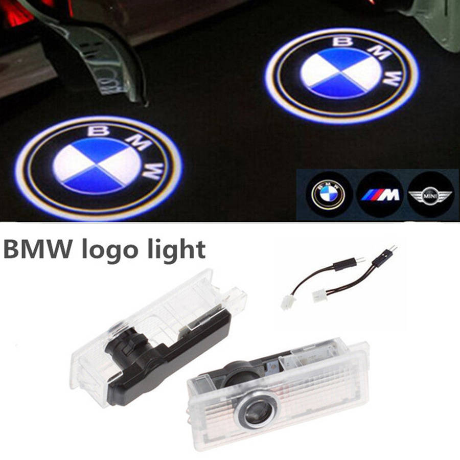 2pcs Welcome Lights Easy Installation Car Door LED Projector Ghost Shadow Lights for BMW 3... - 2pcs