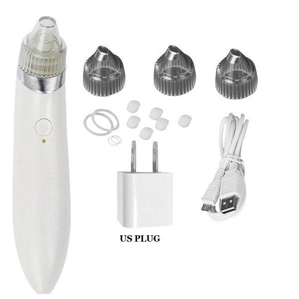 Electric Vacuum Pore Cleaner Spot Acne Blackhead Remover Skin Care Device Extraction Co... - US PLUG