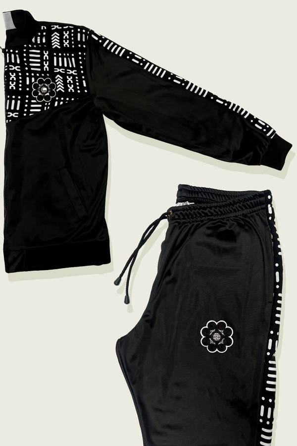 Women's Nozilu Tracksuit Set - Black