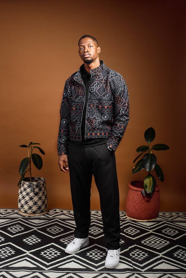 Men's Mudcloth Kono Jacket