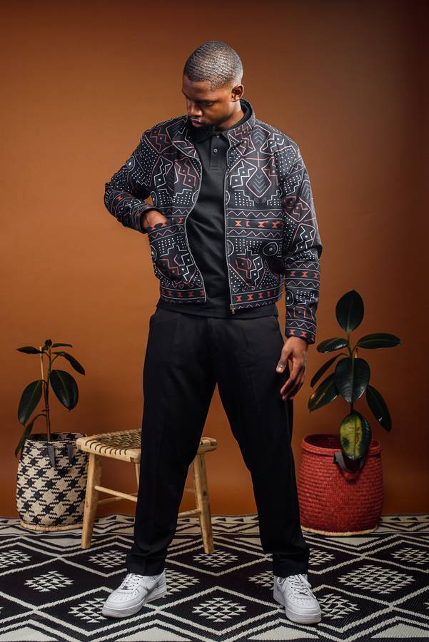 Men's Mudcloth Kono Jacket