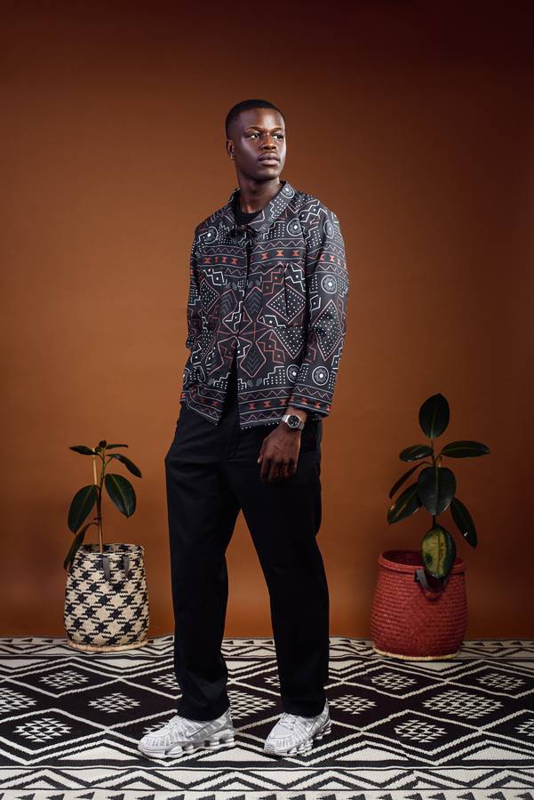 Men's MudCloth Worker Jacket