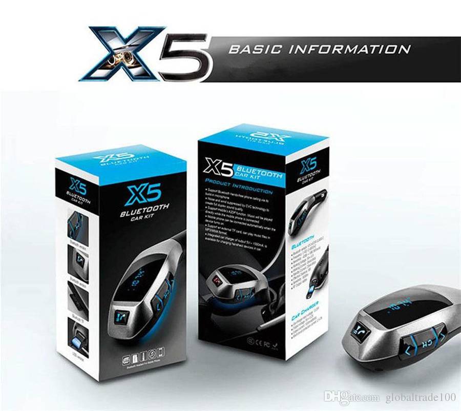 X5 Bluetooth Car Kit Wireless