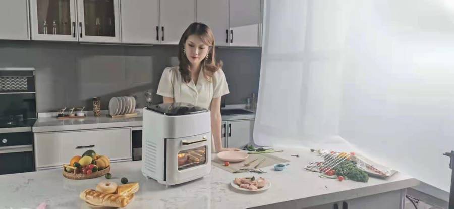 Air Fryer 15 Liter Jumbo Digital Silver Crest - Black