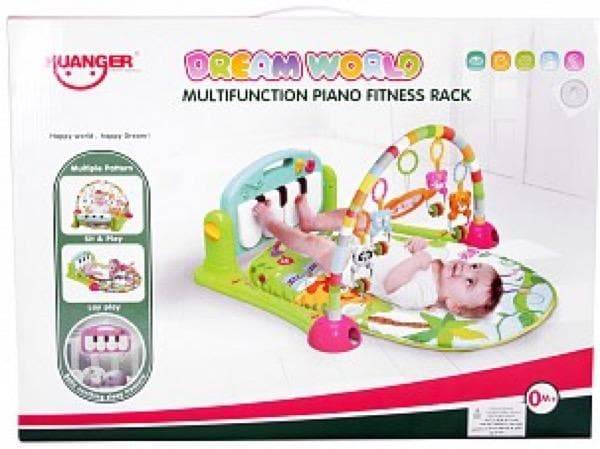 Multi-function Piano Fitness Rack + Unicorn LED Light!