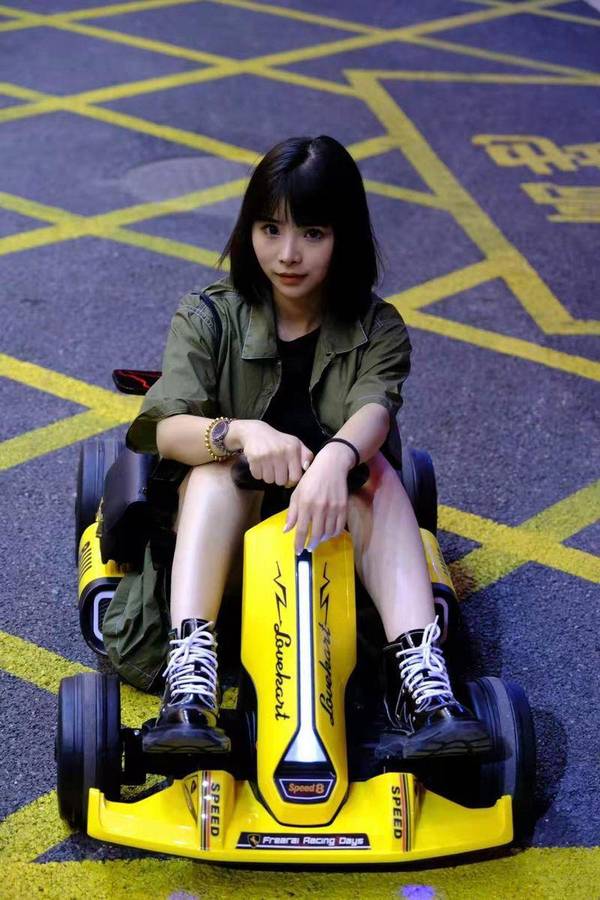 Electric Drift Go-Kart - Yellow