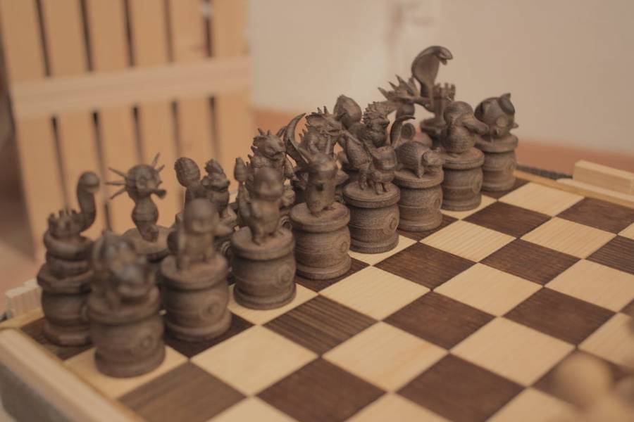 Pokmon Chess Set  3D Printed Collectors Edition